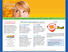 Tablet Screenshot of beautyofyellow.com
